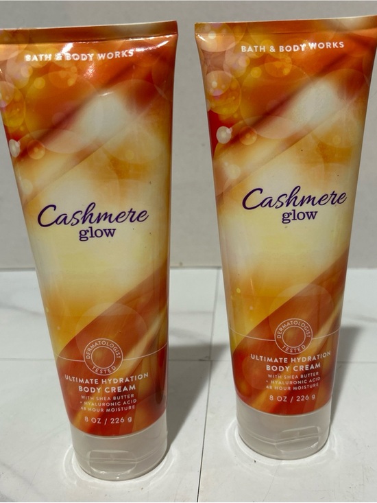 Bath & Body Works Other - Bath & Body Works Cashmere Glow Body Cream - Orange, Gold